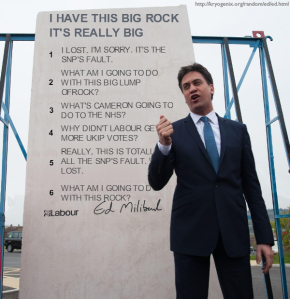 Ed Miliband's big rock
