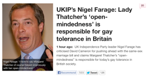Farage on Thatcher