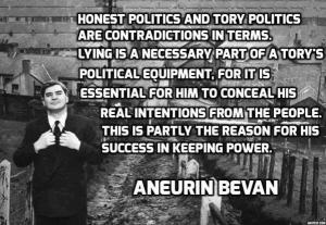 Aneurin Bevan: Tories lie