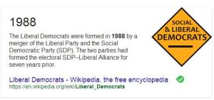 How right-wing Labour split, created the SDP, then joined the Liberal Party, thus creating the Liberal Democrats