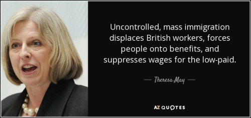 Theresa May as Home Secretary on Immigration